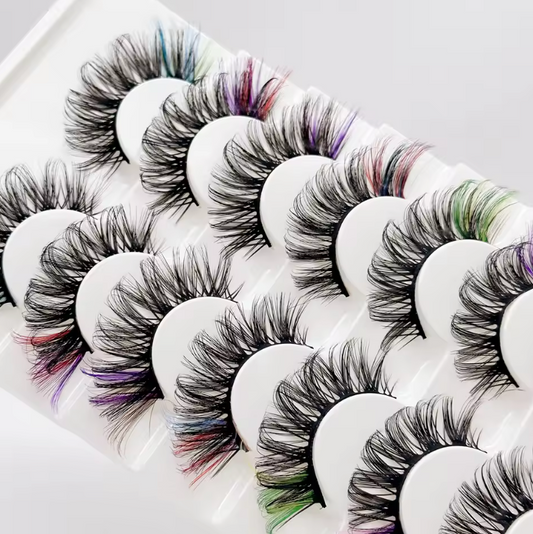 Coloured Eye Lashes